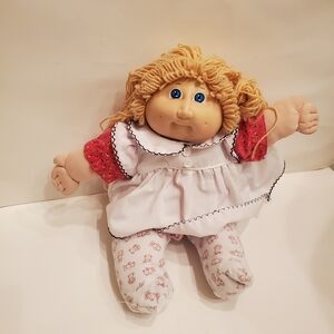 Cabbage Patch Adorable Doll with Red and White Outfit